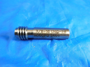 3/8 16 UNC 2B THREAD PLUG GAGE .375 NO GO ONLY P.D. = .3401 .375 INSPECTION TOOL