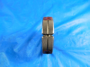3/8 24 UNF 3A BEFORE PLATE THREAD RING GAGE .375 NO GO ONLY P.D. = .3446 B.P.