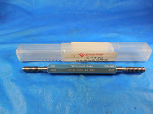 1/4 20 UNC 2A VERMONT SET THREAD PLUG GAGE .25 GO NO GO PDS= .2164 & .2127 NC-2A