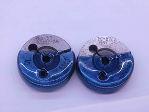 10 32 UNF 2A THREAD RING GAGES #10 .190 .1900 GO NO GO P.D.'S = .1688 & .1658 - RL0321BU