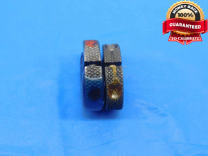 12 28 NF 2A THREAD RING GAGES #12 .216 GO NO GO P.D.'S = .1928 & .1886 UNF-2A - RL0322BU