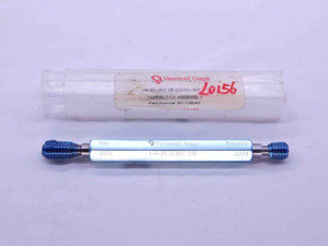 1/4 20 UNC 2B VERMONT THREAD PLUG GAGE .25 .250 GO NO GO P.D.'S = .2175 & .2224 - NG2220YPRL