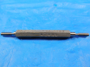 4 36 NS THREAD PLUG GAGE #4 .112 GO NO GO P.D.'S = .0930 & .0907 INSPECTION TOOL