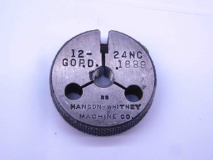12 24 NC THREAD RING GAGE #12 .216 .2160 GO ONLY P.D. = .1889 UNC 3A INSPECTION - RL0424BU