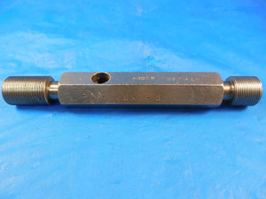 5/8 28 NS 3 THREAD PLUG GAGE .625 GO NO GO P.D.'S = .6018 & .6059 QUALITY TOOL