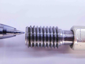 M12 X 1.75 6H METRIC THREAD PLUG GAGE 12 GO NO GO P.D.'S = 10.863 & 11.063 CHECK - RL0442BU