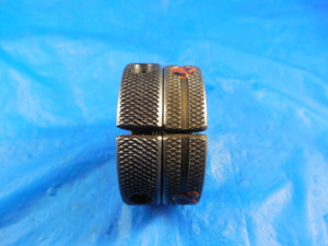 7/16 20 NF W THREAD RING GAGES .4375 GO NO GO P.D.'S = .4084 & .4066 TOOL NF-W