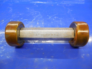 2 5/16 18 NS 2 THREAD PLUG GAGE 2.3125 GO NO GO P.D.'S = 2.2764 & 2.2826 TOOL