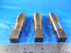 3PCS LOT OF REGAL-BELOIT 1/2 14 NPTF HSG 4 FLUTE PLUG TAPS USA MADE CNC TOOLS