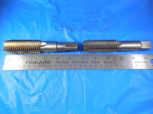 WINTER 1" 8 NC HS3 +.007 PLUG TAP & MODIFIED HANSON WHITNEY 1 1/8 7 HS PLUG TAP