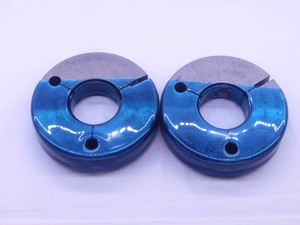 1 5/8 12 UN 2A VERMONT THREAD RING GAGES 1.625 GO NO GO P.D.'S = 1.5691 & 1.5632 - JF1824BU