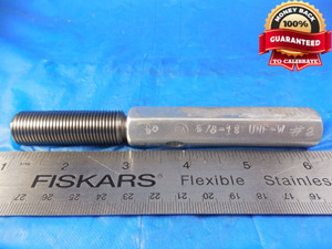 5/8 18 UNF W EXTRA LONG SET THREAD PLUG GAGE .625 GO ONLY P.D. = .5889 CHECK