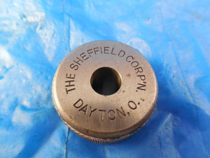 SHEFFIELD .3120 DIA CLASS X MASTER PLAIN BORE RING GAGE UNDERSIZE .3125 5/16