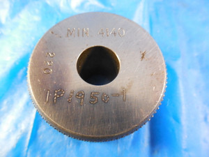 SHEFFIELD .4140 DIA. CLASS X MASTER PLAIN BORE RING GAGE UNDERSIZE .4375 7/16