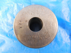 SHEFFIELD .4330 DIA. CLASS X MASTER PLAIN BORE RING GAGE UNDERSIZE .4375 7/16