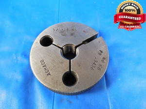3/8 24 NS SPECIAL THREAD RING GAGE .375 NO GO ONLY P.D. = .3436 TOOL .3750-24