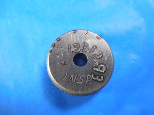 SHEFFIELD .1875 DIA. CLASS X MASTER PLAIN BORE RING GAGE ONSIZE OF .1875 3/16