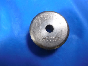 .1870 DIA CLASS XX MASTER SMOOTH PLAIN BORE RING GAGE UNDERSIZE .1875-.0005 3/16