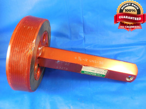 4 3/8 12 UNS 3B THREAD PLUG GAGE 4.375 NO GO ONLY P.D. = 4.3273 UN-3B INSPECTION