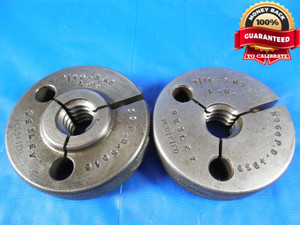 9/16 8 NS LEFT HAND MODIFIED THREAD RING GAGES .5625 GO NO GO = .5016 .4960 L.H.