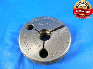 9/16 8 NA ACME LEFT HAND DOUBLE LEAD THREAD RING GAGE .5625 NO GO ONLY PD= .4795