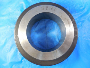 DEARBORN 2.8161 DIA CLASS XX MASTER PLAIN BORE RING GAGE OVERSIZE 2.8125 2 13/16