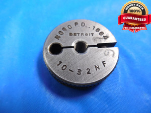 BUDGET 10 32 NF THREAD RING GAGE #10 .190 NO GO ONLY P.D. = .1666 10-32 SPECIAL