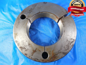 2 7/8 12 UN 3A THREAD RING GAGE 2.875 GO ONLY P.D. = 2.8209 N-3A INSPECTION TOOL