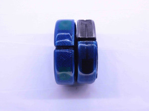 1" 14 UNS 2A THREAD RING GAGES 1.0 1.00 1.000 GO NO GO P.D.'S = .9519 & .9463 - DW8596BURL