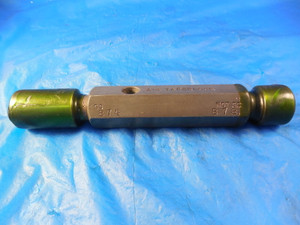 P & W .8740 & .8780 DIA SMOOTH PIN PLUG GAGE GO NO GO UNDER & OVERSIZE .8750 7/8