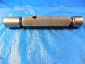 P & W .8850 & .8950 DIAMETER SMOOTH PIN PLUG GAGE GO NO GO OVERSIZE .8750 7/8