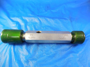 1.170 & 1.180 DIA. SMOOTH PIN PLUG GAGE GO NO GO UNDERSIZE 1.1875 1.18750 1 3/16