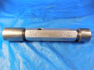 1.1600 & 1.1630 DIAMETER SMOOTH PIN PLUG GAGE GO NO GO UNDERSIZE 1.18750 1 3/16