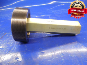3 1/16 24 UNEF 2B THREAD PLUG GAGE 3.625 GO ONLY P.D. = 3.0354 NEF-2B INSPECTION