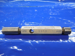 VARD .6300 & .6360 DIA. SMOOTH PIN PLUG GAGE GO NO GO OVERSIZE .625 .6250 5/8
