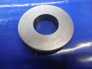 EX-CELL-O CORP 1.36900 & 1.37000 DIA PLAIN BORE RING GAGE UNDERSIZE 1.3750 1 3/8