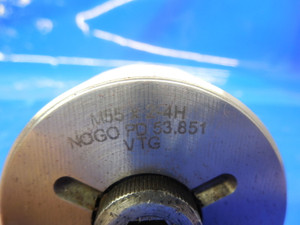M55 X 2 4H VERMONT METRIC THREAD PLUG GAGE 55.0 2.0 NO GO ONLY P.D. = 53.851