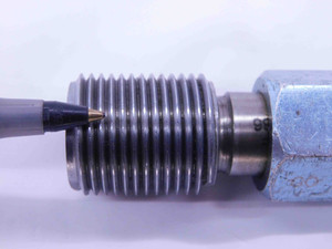 7/8 14 UNF 2B VERMONT THREAD PLUG GAGE .875 GO NO GO P.D.'S = .8286 & .8356 - JF2543RTB