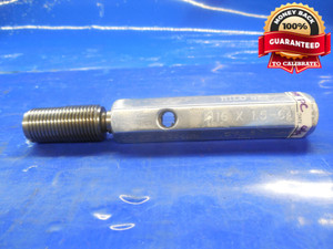 M16 X 1.5 6g METRIC SET THREAD PLUG GAGE 16.0 GO ONLY P.D. = 14.994 mm