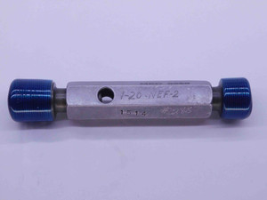 1" 20 NEF 2 THREAD PLUG GAGE 1.0 1.00 GO NO GO P.D.'S = .9675 & .9723 UNEF-2 - JE0193MS