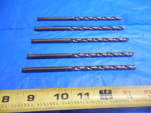 5 NEW 15/64 DIAMETER HSCO DRILL BIT EXTRA LONG 3-1/2" CUT USA AIRCRAFT EXTENSION