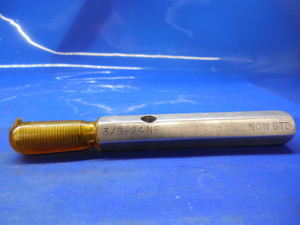 3/8 24 NF NON STANDARD PREPLATE SET THREAD PLUG GAGE .375 GO ONLY P.D. = .3471