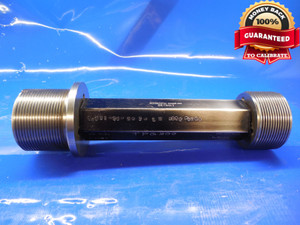 1 5/8 16 N 2 LEFT HAND THREAD PLUG GAGE 1.625 GO NO GO PD'S = 1.5844 & 1.5902 LH