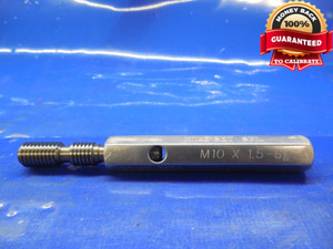 M10 X 1.5 6G METRIC HILO SET THREAD PLUG GAGE 10.0 GO ONLY P.D. = .3560 QUALITY