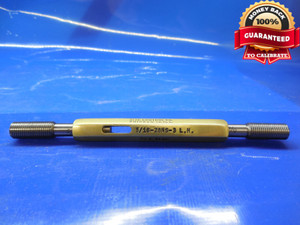 5/16 28 NS 3 LEFT HAND DOUBLE LEAD SET THREAD PLUG GAGE .3125 .2893 .2869 NS-3
