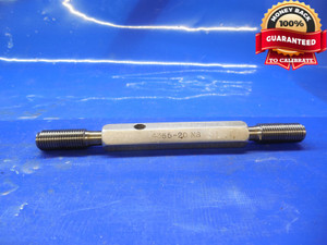 0.4355 20 NS SET THREAD PLUG GAGE .4355 GO NO GO P.D.'S = .4010 & .3974 QUALITY