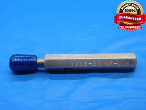 7/16 20 NF LEFT HAND SET THREAD PLUG GAGE .4375 GO ONLY P.D. = .4050 L.H. UNF 3A - CS4140MS 7/16 20 NF LEFT HAND SET THREAD PLUG GAGE .4375 GO ONLY P.D. = .4050 L.H. UNF 3A - CS4140MS