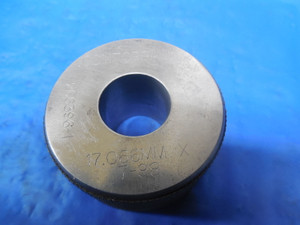 17.066 CLASS XX MASTER PLAIN BORE RING GAGE 17.000 +.066 OVERSIZE 17 mm .6719