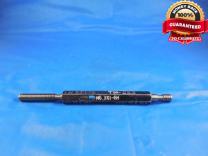 M6.3 X 1 6H METRIC THREAD PLUG GAGE 6.3 1.0 GO NO GO P.D.'S = 5.650 & 5.800 TOOL