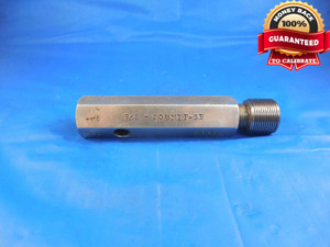 7/8 20 UNEF 3B THREAD PLUG GAGE .875 NO GO ONLY P.D. = .8468 QUALITY TOOLING